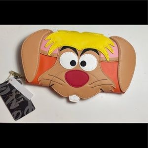 Loungefly Disney Alice in Wonderland March Hare Zip-Around Wallet Continental